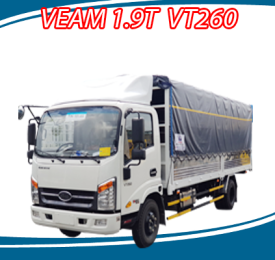 XE TẢI VEAM VT260 1.9 TẤN THÙNG BẠT 6M